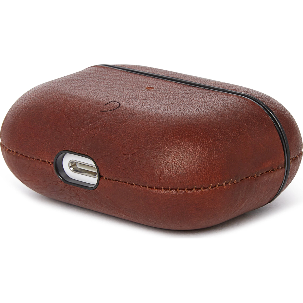 Чехол Decoded Leather Aircfse Pro для AirPods Pro, кожа, коричневый